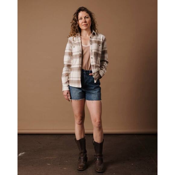 Smith & Rogue No 73 Butte High Rise Denim Shorts‎ Raw Hem Dark Wash Women’s 34 - Picture 1 of 9